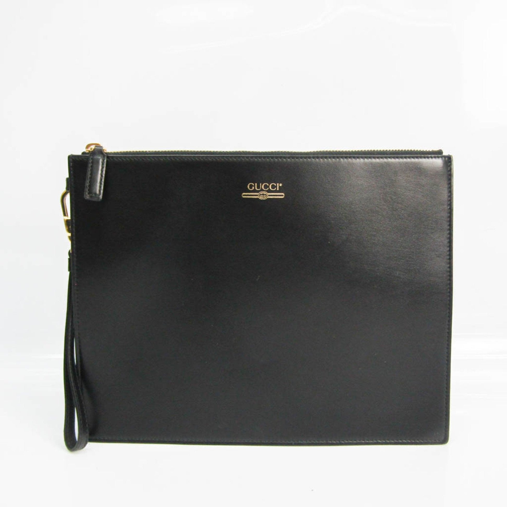 Gucci Black Leather Clutch Style 2