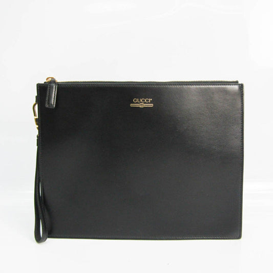 Gucci Black Leather Clutch Style 2