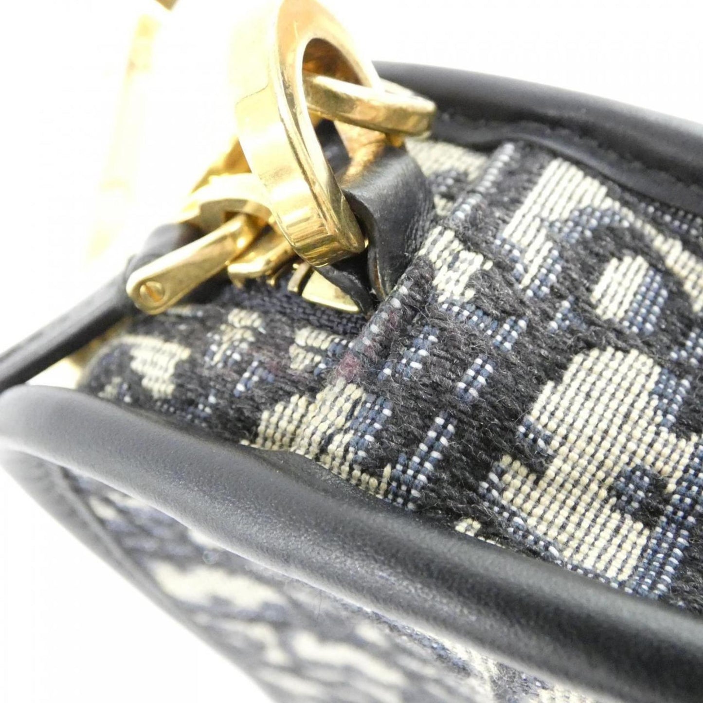 Christian Dior Blue Canvas Handbag  