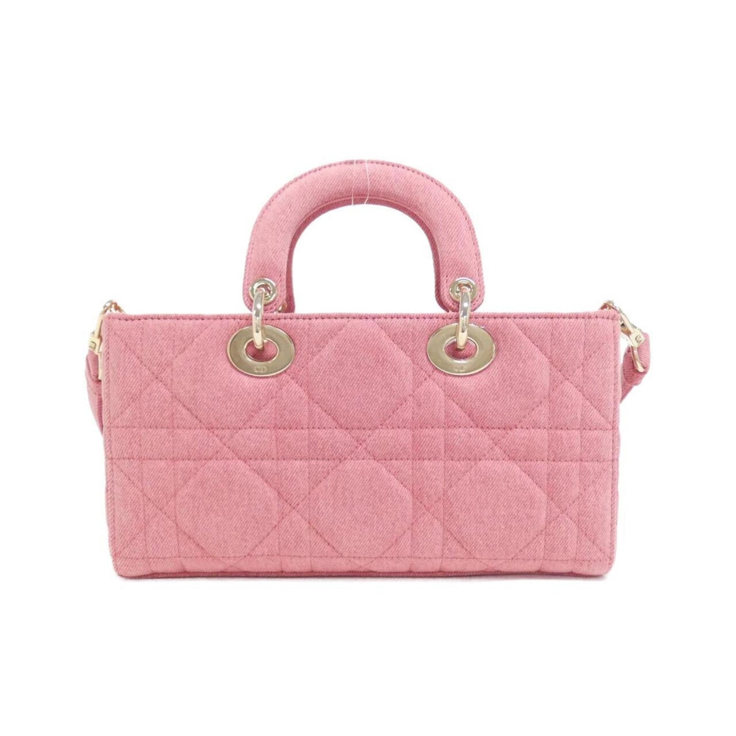 Christian Dior Pink Denim Handbag  