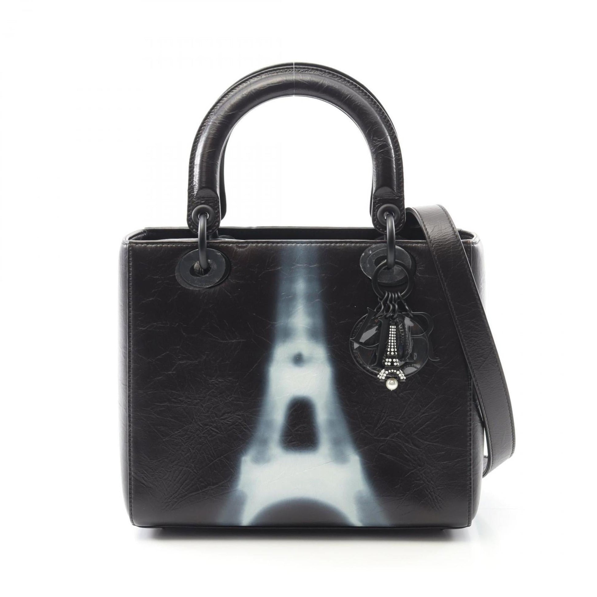 Christian Dior Black Leather Handbag  