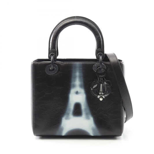 Christian Dior Black Leather Handbag  