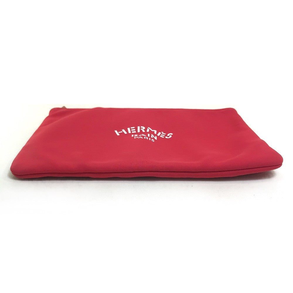 HERMES Pouch polyamide Red Neovan Truth Flat MM Women