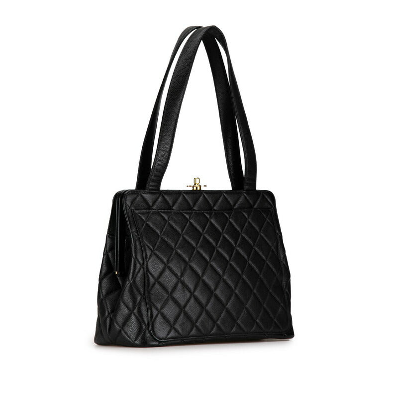 Chanel Coco Matelasse Caviar Skin Tote Bag