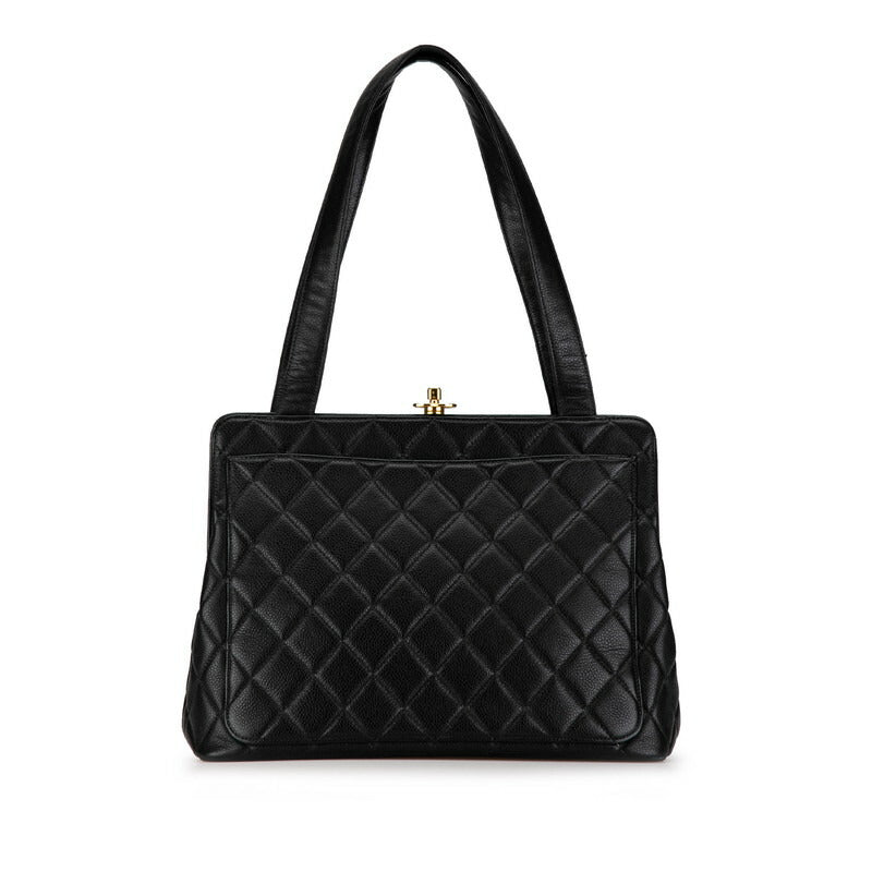 Chanel Coco Matelasse Caviar Skin Tote Bag