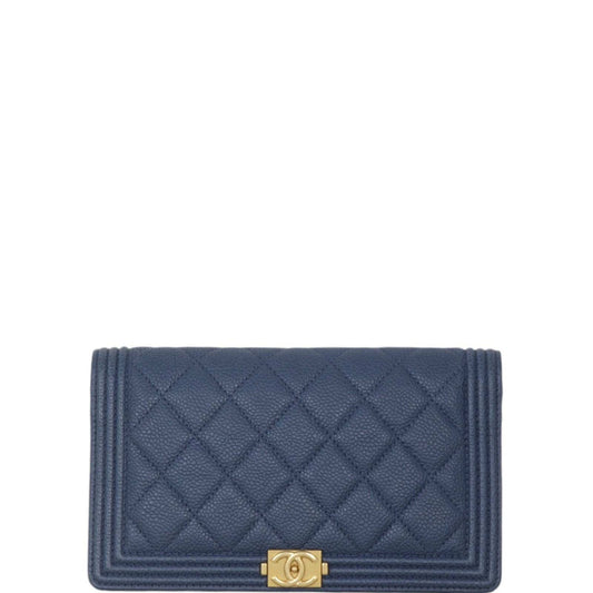Chanel Boy Long Flap Wallet