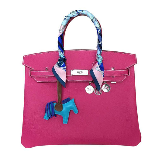HermesBirkin 35 Rose Tyrien Bag