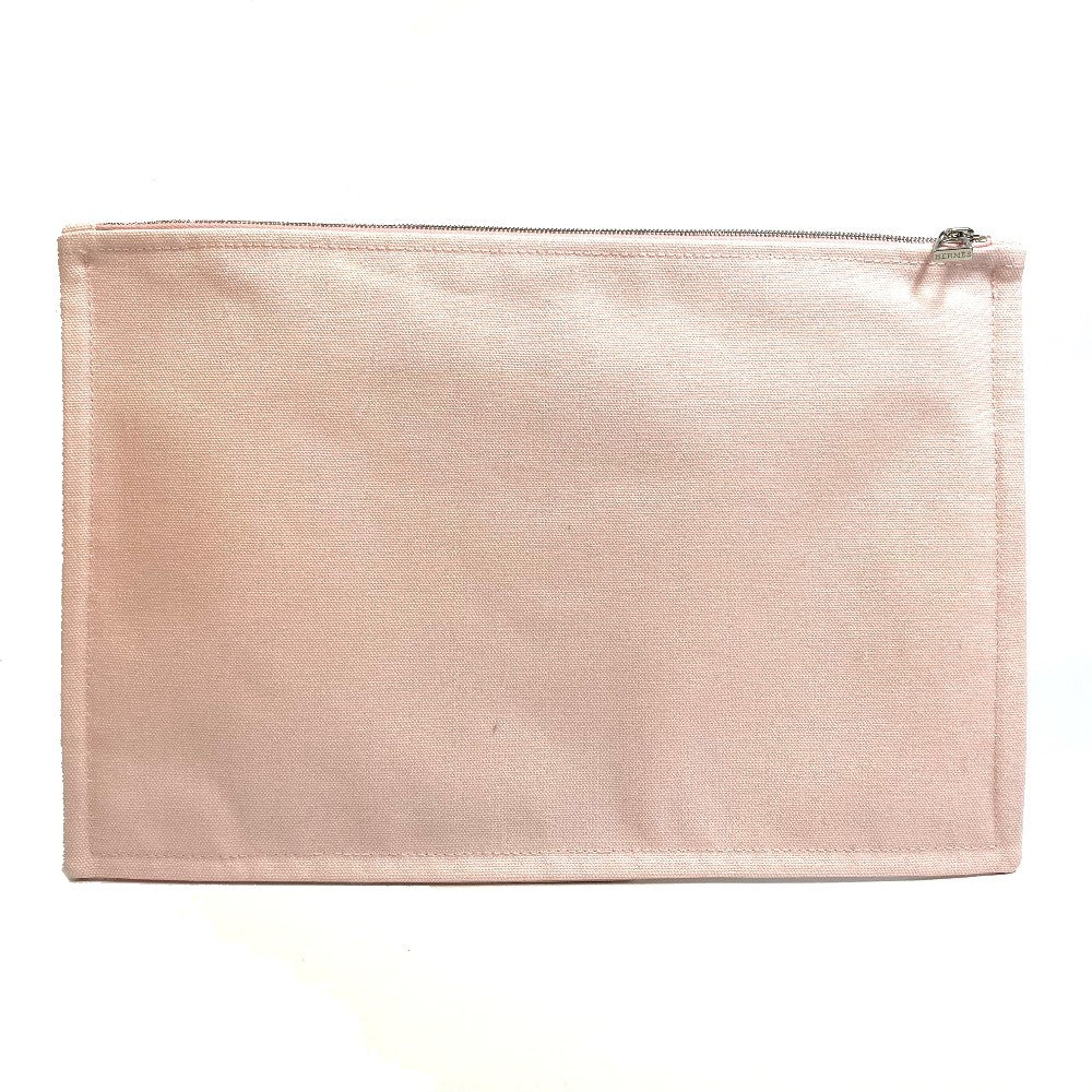HERMES Pouch cotton pink accessory case Adada Dot GM Women