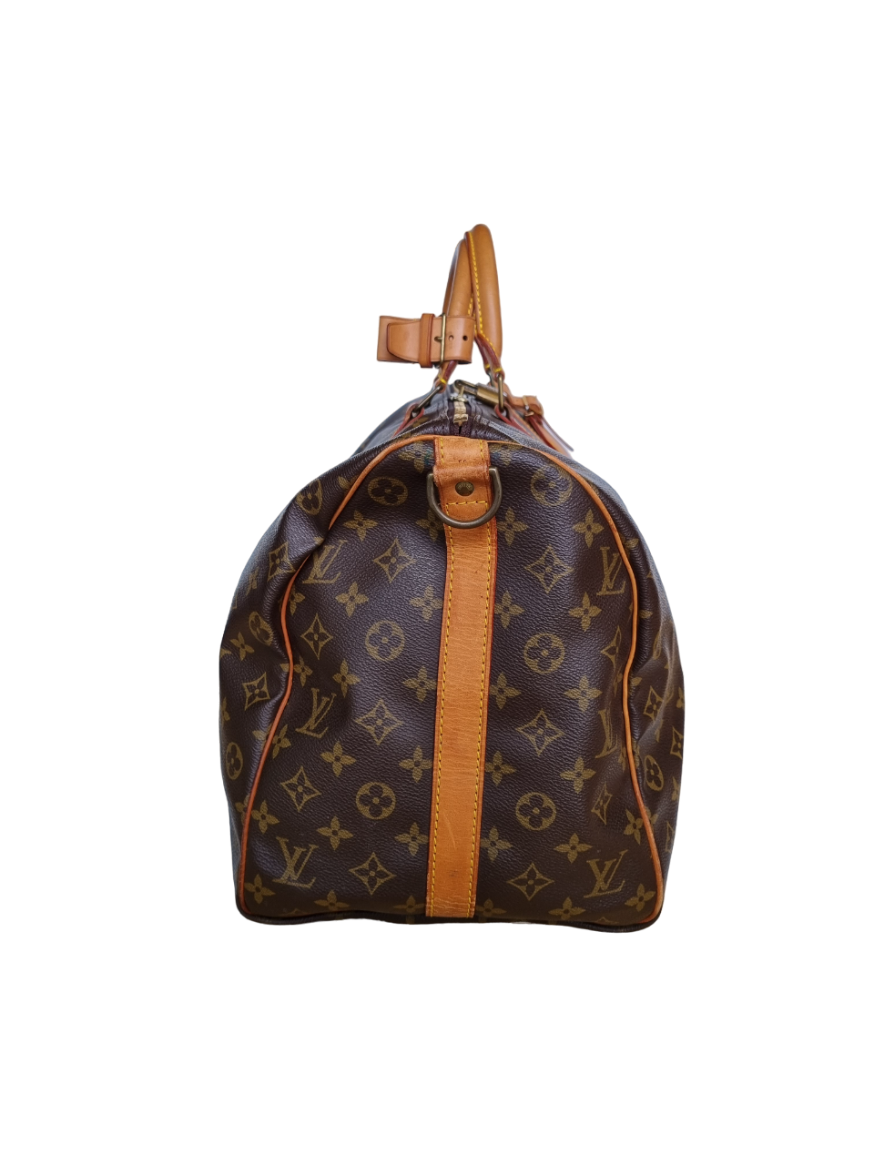 Louis Vuitton Keepall 50 Bandouliere Boston Bag Monogram