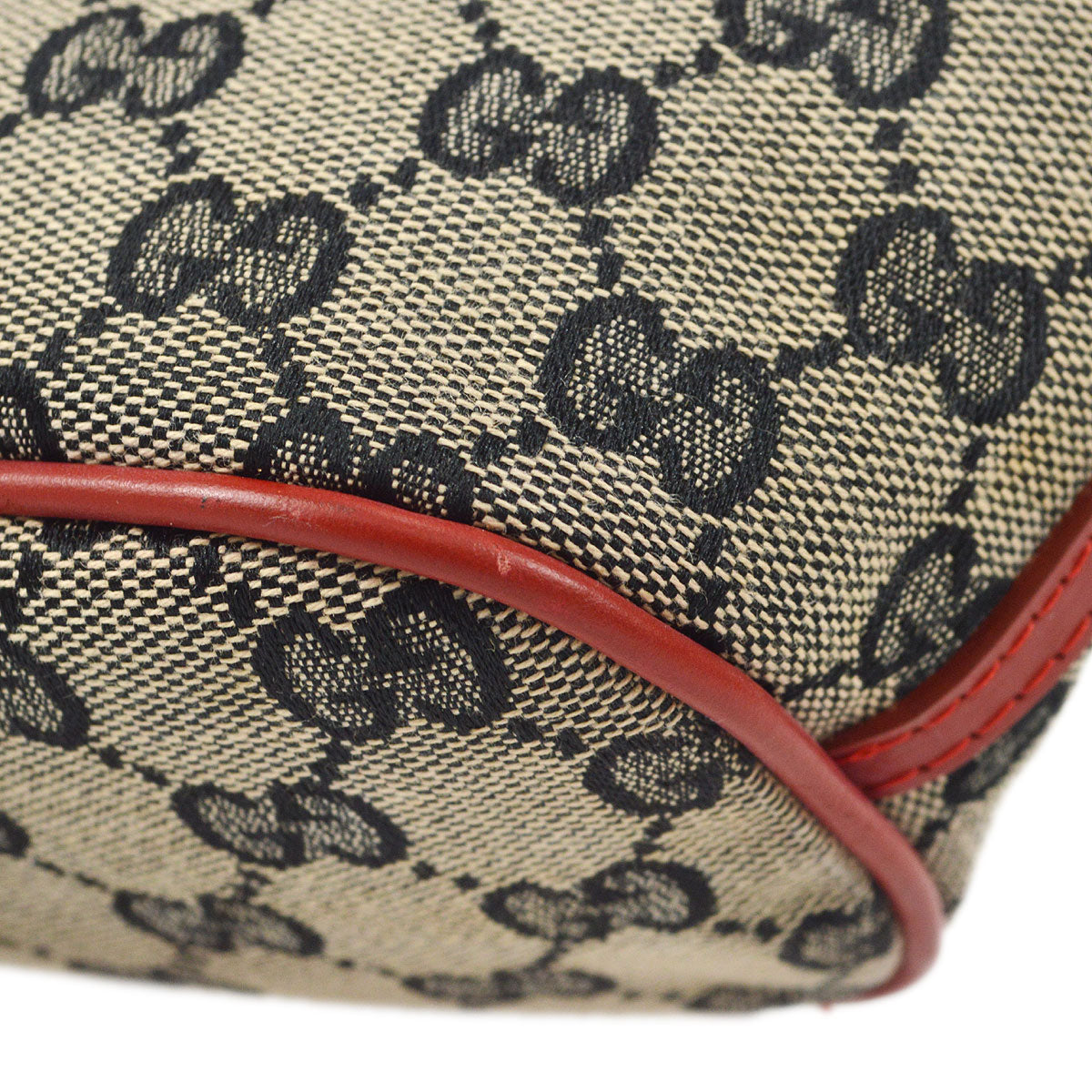Gucci Leather Canvas Handbag Style 16