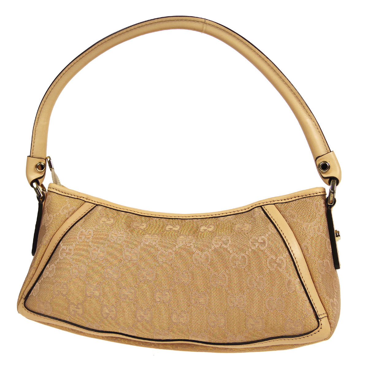 Gucci Leather Canvas Handbag Style 17