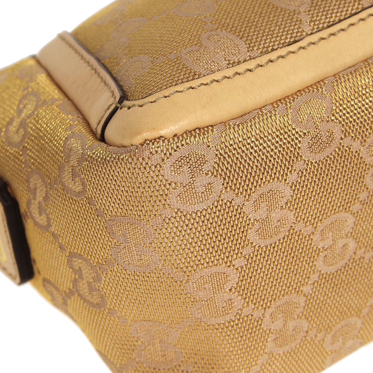 Gucci Leather Canvas Handbag Style 17