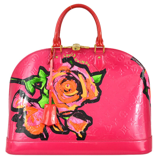 Louis Vuitton 2009 Pink Vernis Alma MM M93686
