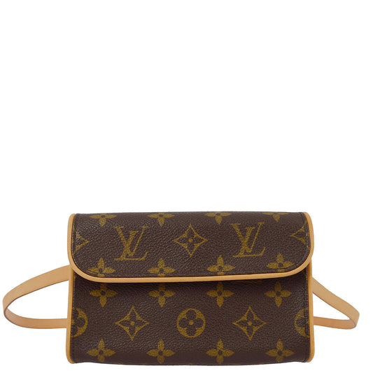 Louis Vuitton 2001 Monogram Pochette Florentine Belt Bum Bag #M M51855