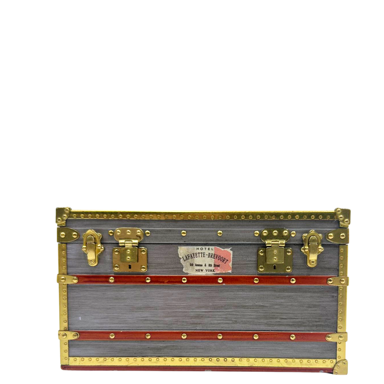 LOUIS VUITTONMini Malle Zinc Trunk Paperweight