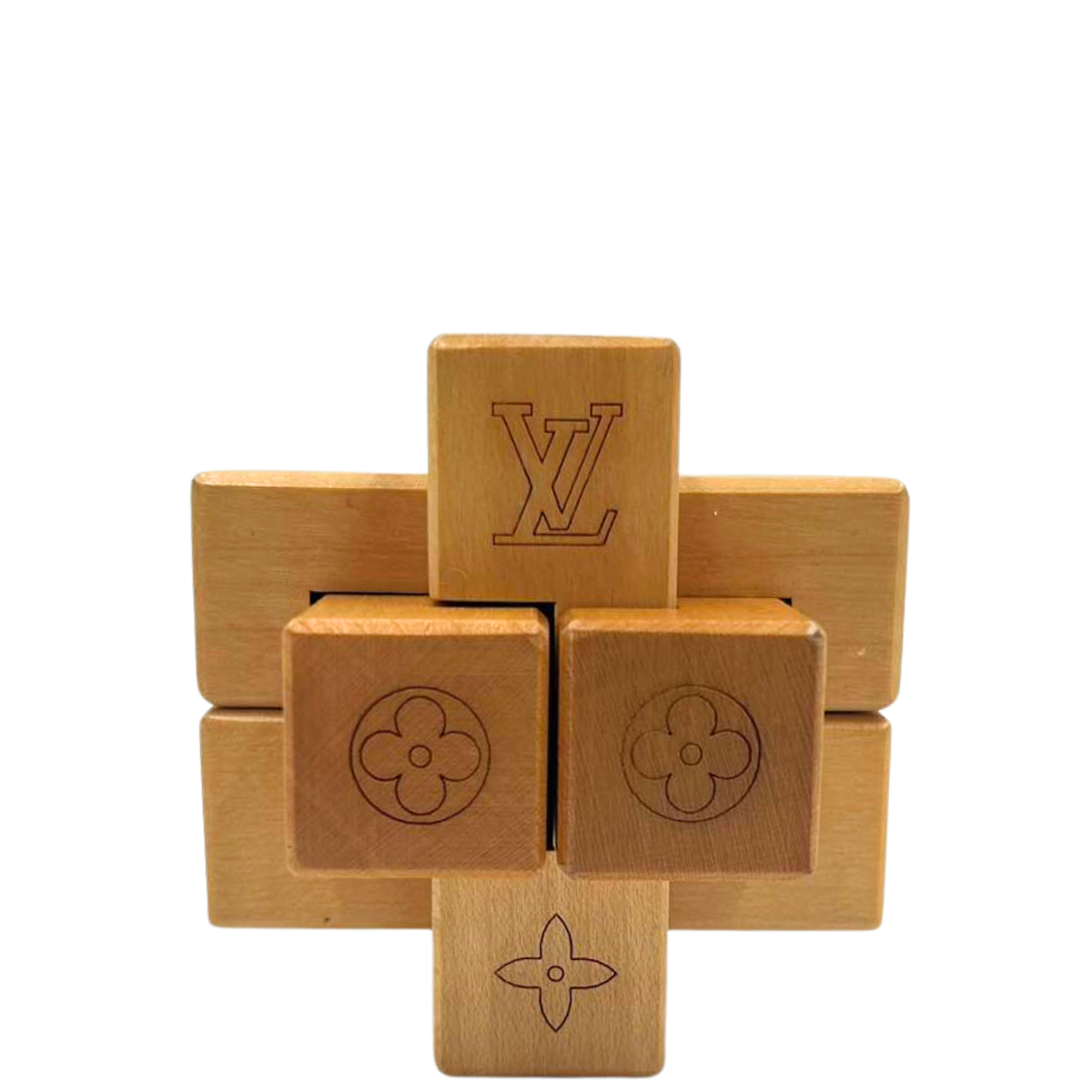 LOUIS VUITTONLe Pateki Wood Cube Puzzle