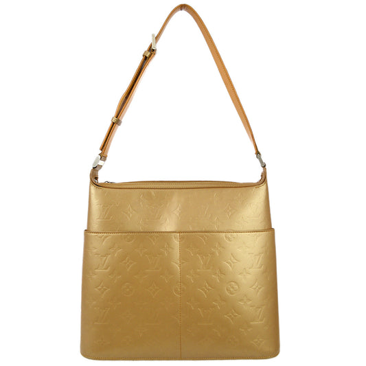 Louis Vuitton 2003 Gold Monogram Mat Sutter Shoulder Bag M55167