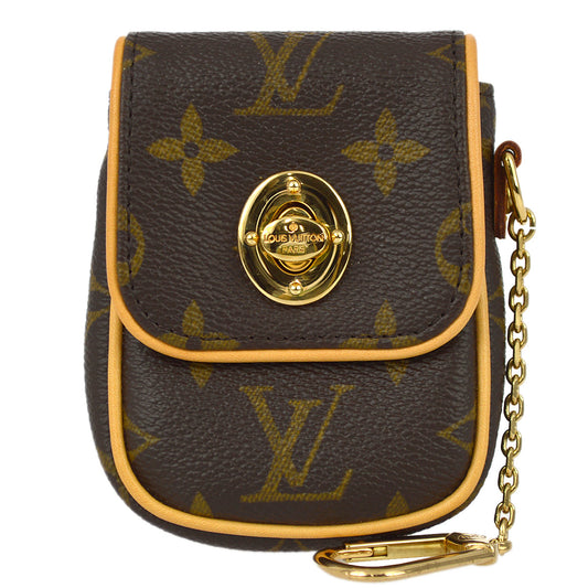 Louis Vuitton 2006 Monogram Pochette Turam Pouch Bag Key Holder M60020 Small Good