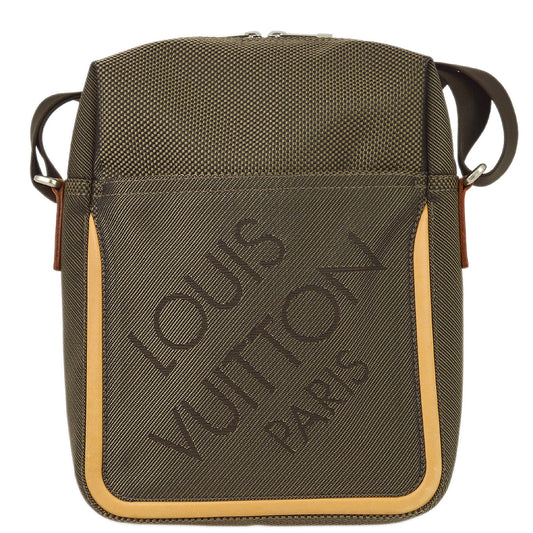 Louis Vuitton 2005 Terre Damier Geant Citadin Shoulder Bag M93040