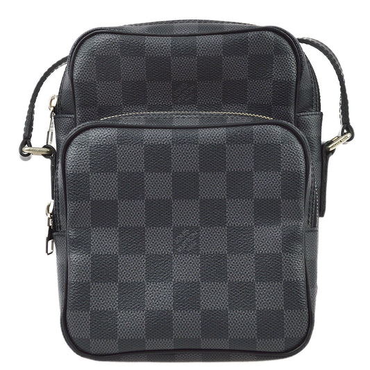 Louis Vuitton 2009 Damier Graphite Rem Shoulder Bag N41446