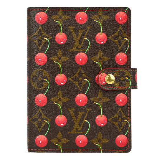 Louis Vuitton 2005 Cherry Agenda PM Note Book Cover R21023 Small Good