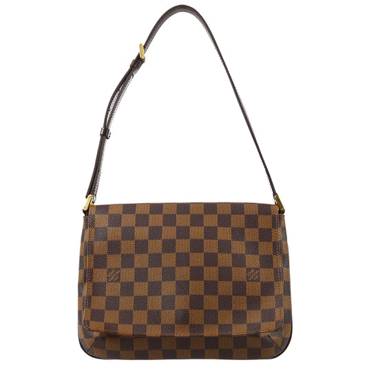 Louis Vuitton 2004 Damier Musette Tango Short Strap Shoulder Bag N51255