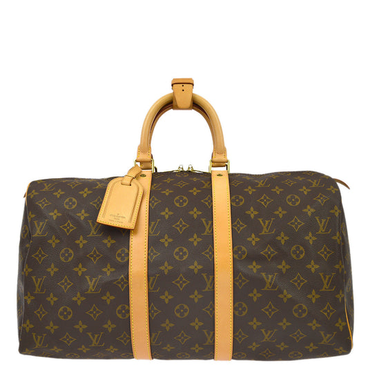 Louis Vuitton 1996 Monogram Keepall 45 Travel Duffle Handbag M41428