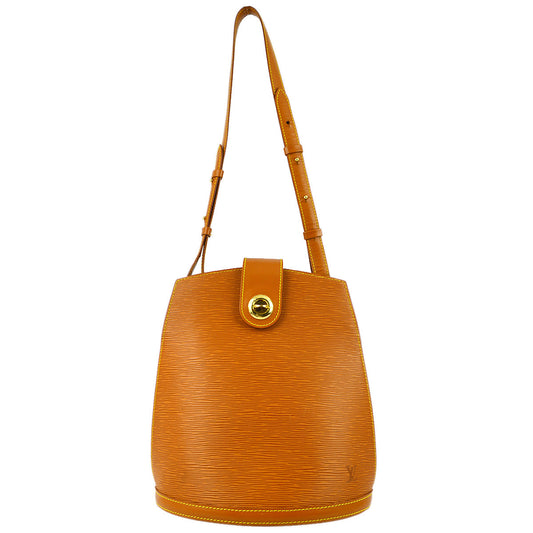 Louis Vuitton 1999 Brown Epi Cluny Shoulder Bag M52258