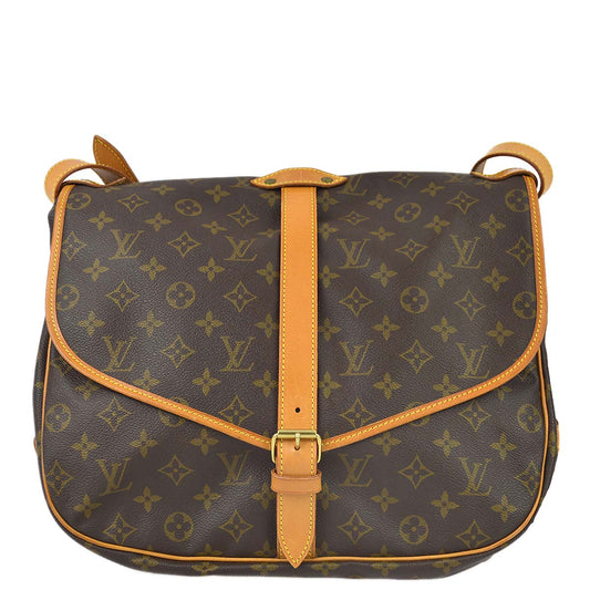 Louis Vuitton 1994 Monogram Saumur 35 Shoulder Bag M42254
