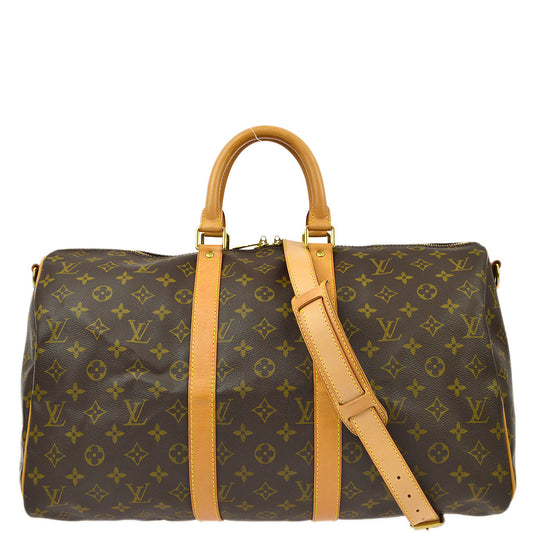 Louis Vuitton 2001 Monogram Keepall Bandouliere 45 M41418