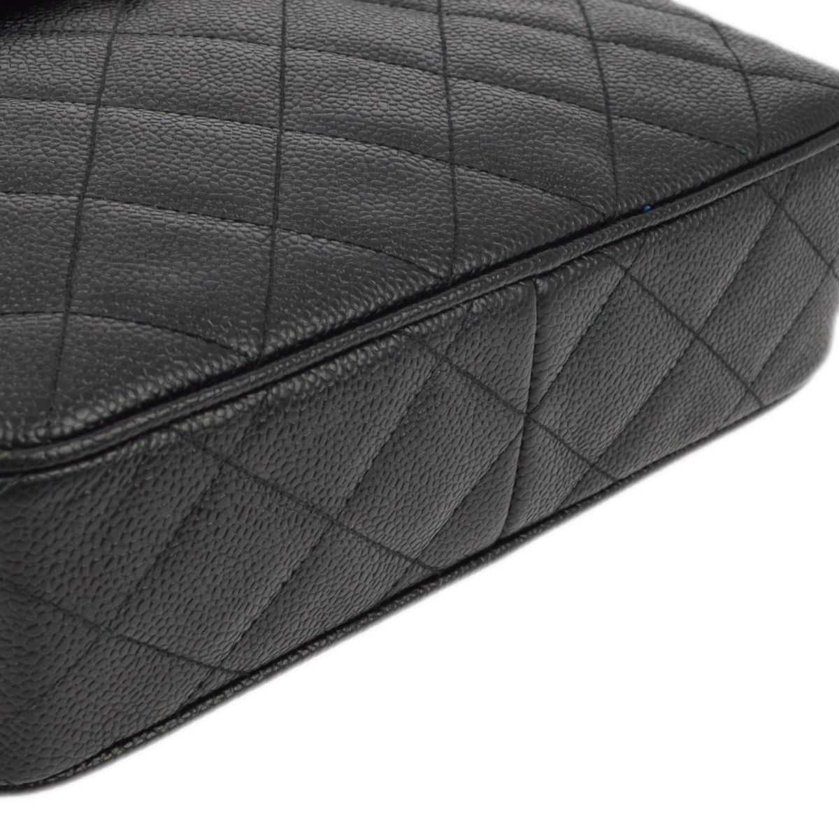 Chanel Black Caviar Camera Bag Small