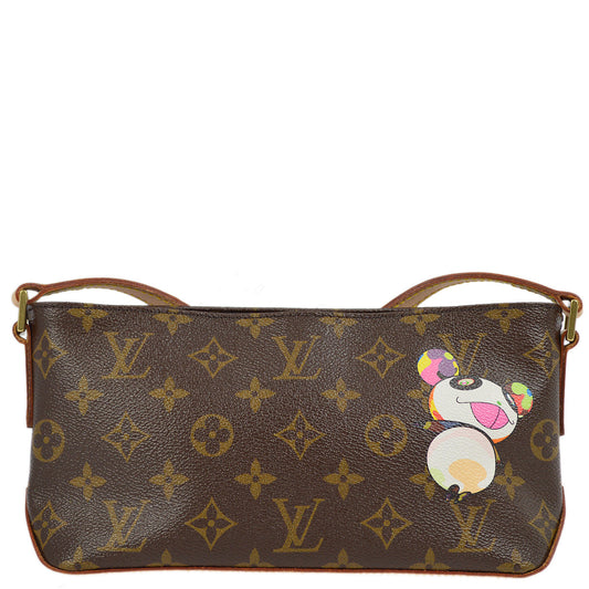 Louis Vuitton 2004 Monogram Panda Trotteur Shoulder Bag M51241