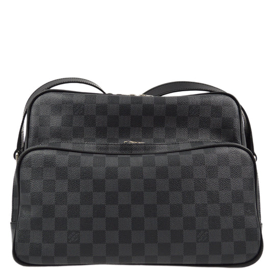 Louis Vuitton 2008 Damier Graphite Io Shoulder Bag N45252