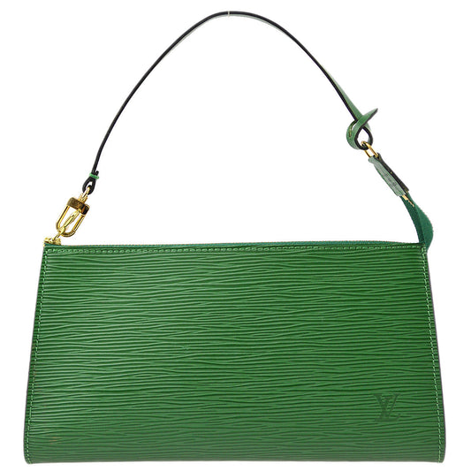 Louis Vuitton Green Epi Pochette Accessoires Handbag M52954