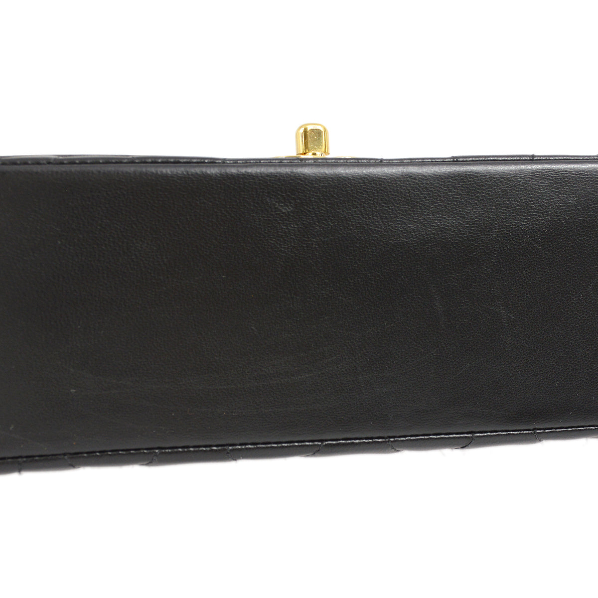 Chanel Black Lambskin Small Diana Shoulder Bag