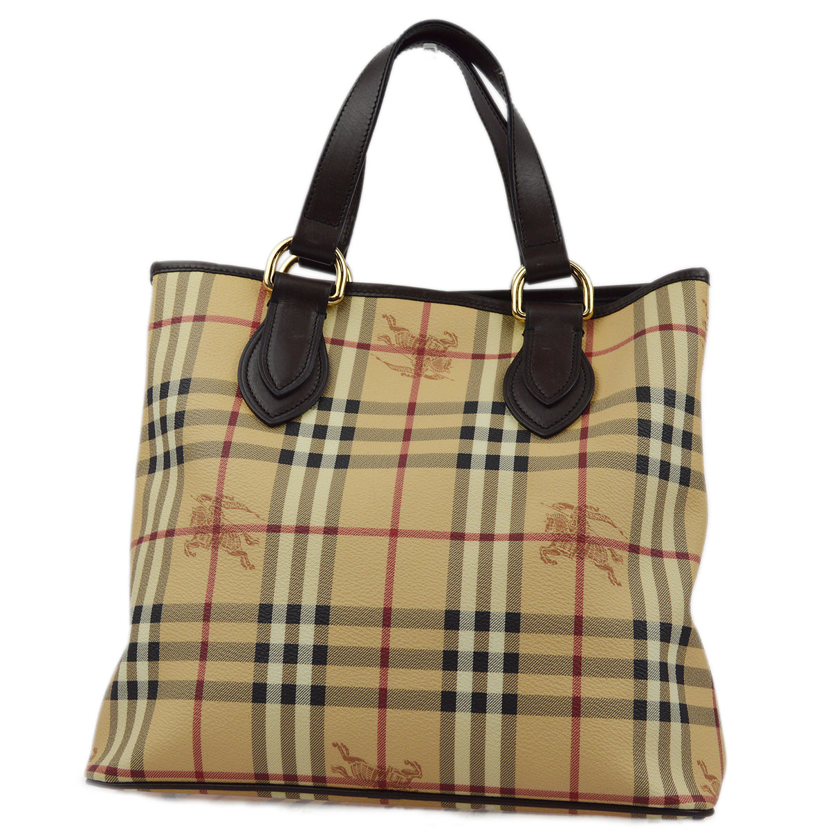 Burberry Beige Ho Check Tote HandBag 172436