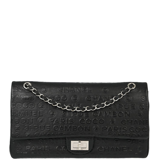 Chanel Black Unlimited Mademoiselle Lock Double Flap Chain Shoulder Bag