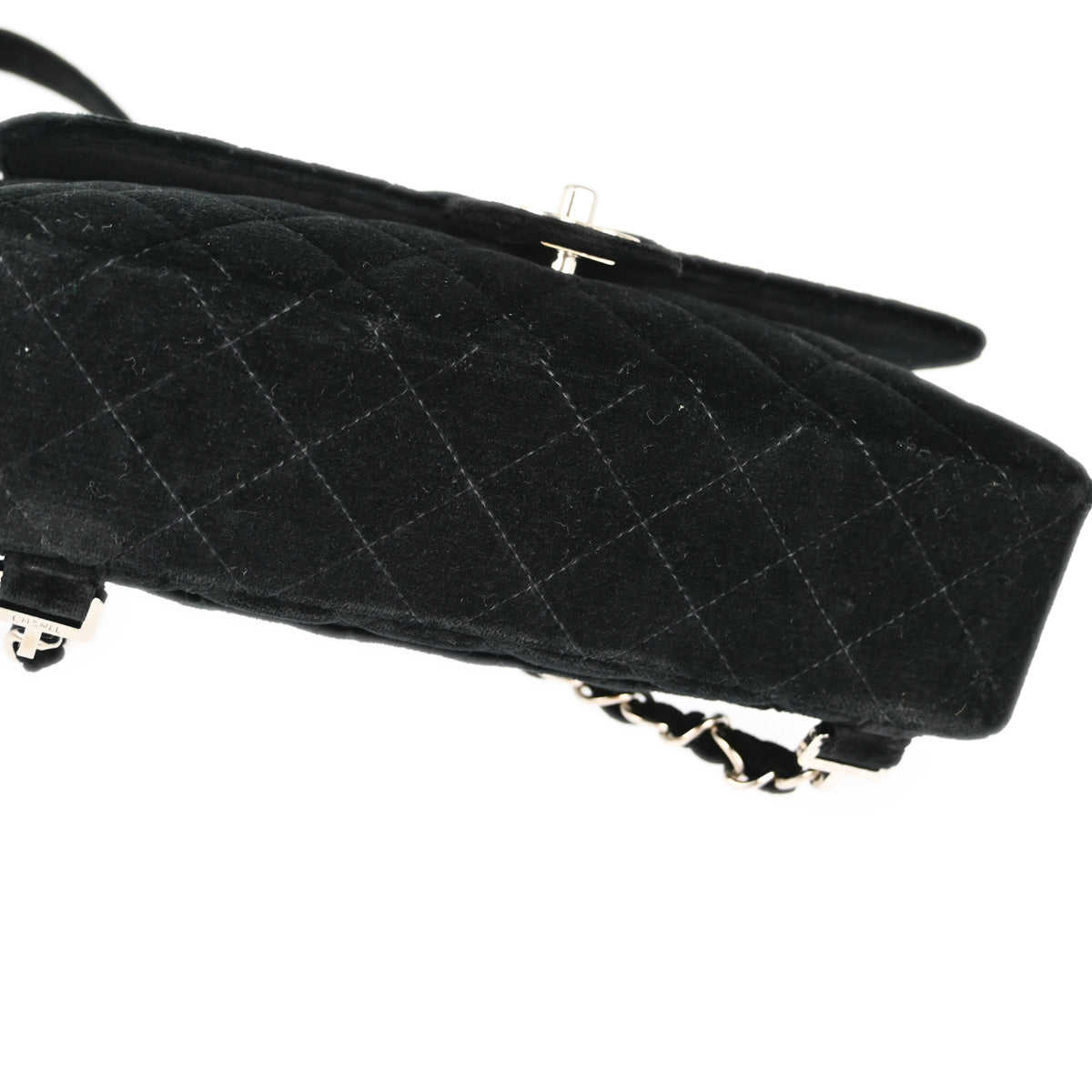 Chanel Black Velvet Backpack