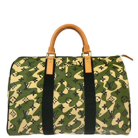 Louis Vuitton 2008 Green Monogramouflage 35 Handbag M95773