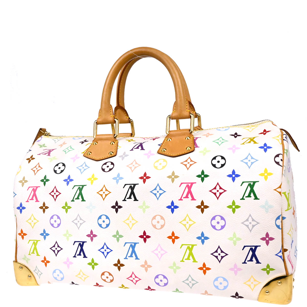 Louis Vuitton 2011 White Monogram Multicolor 40 Handbag M93216