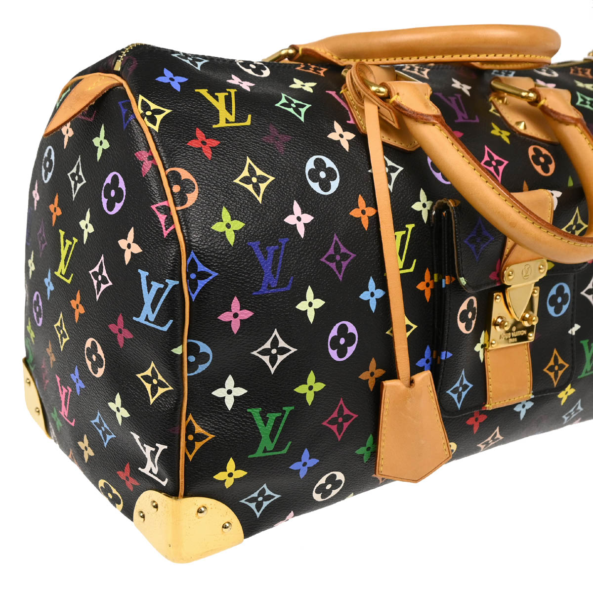 Louis Vuitton 2011 Black Monogram Multicolor 40 Handbag M93217