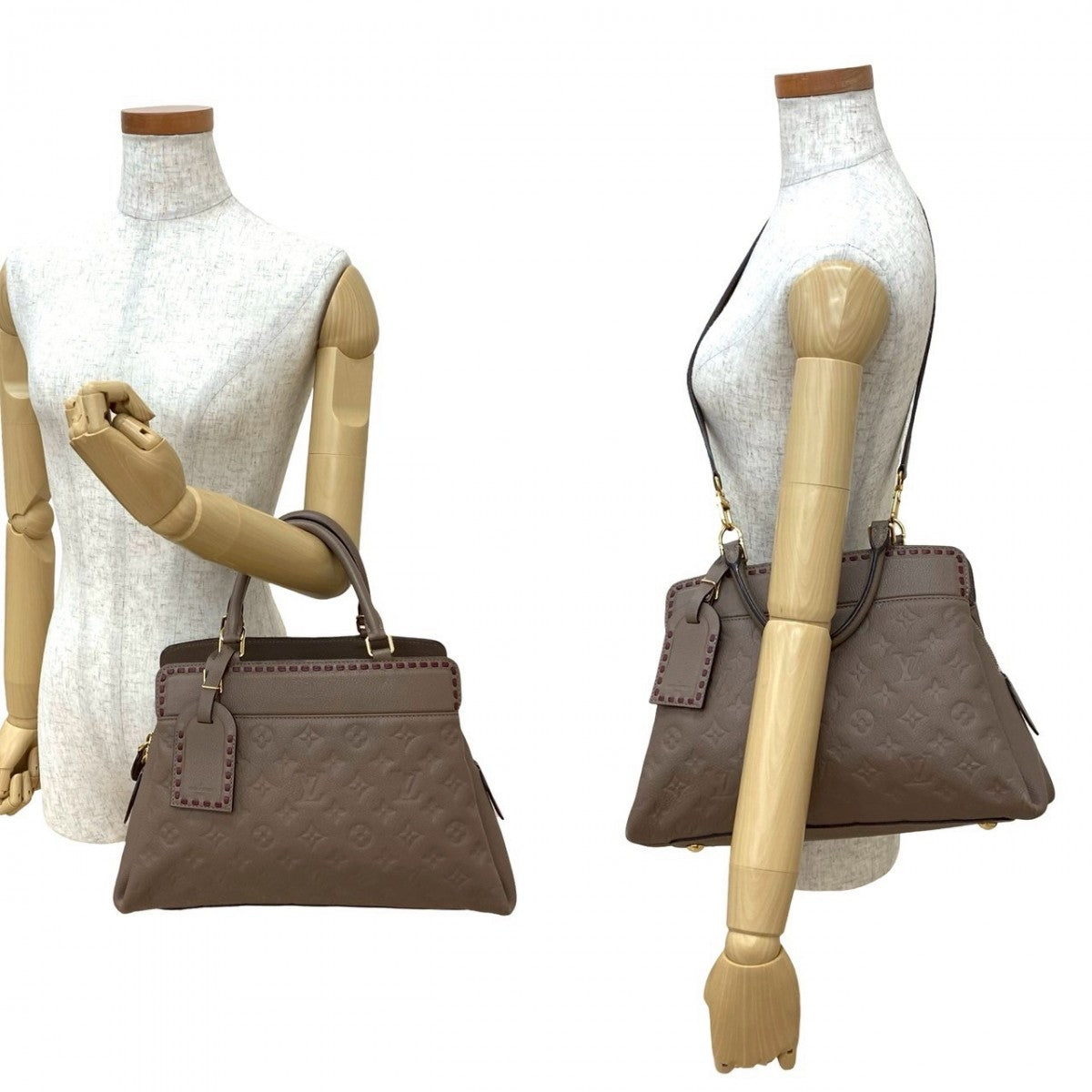 LOUIS VUITTON Shoulder Bag Monogram Ann Platt beige Monogram Ann Platt Vosges