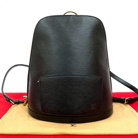 LOUIS VUITTON Backpack Epi Leather black Epi Coblanc