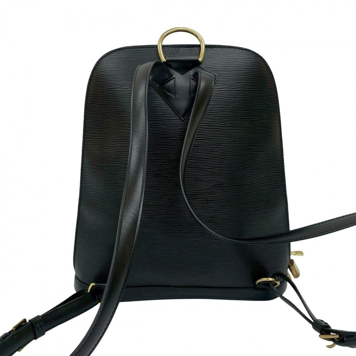 LOUIS VUITTON Backpack Epi Leather black Epi Coblanc