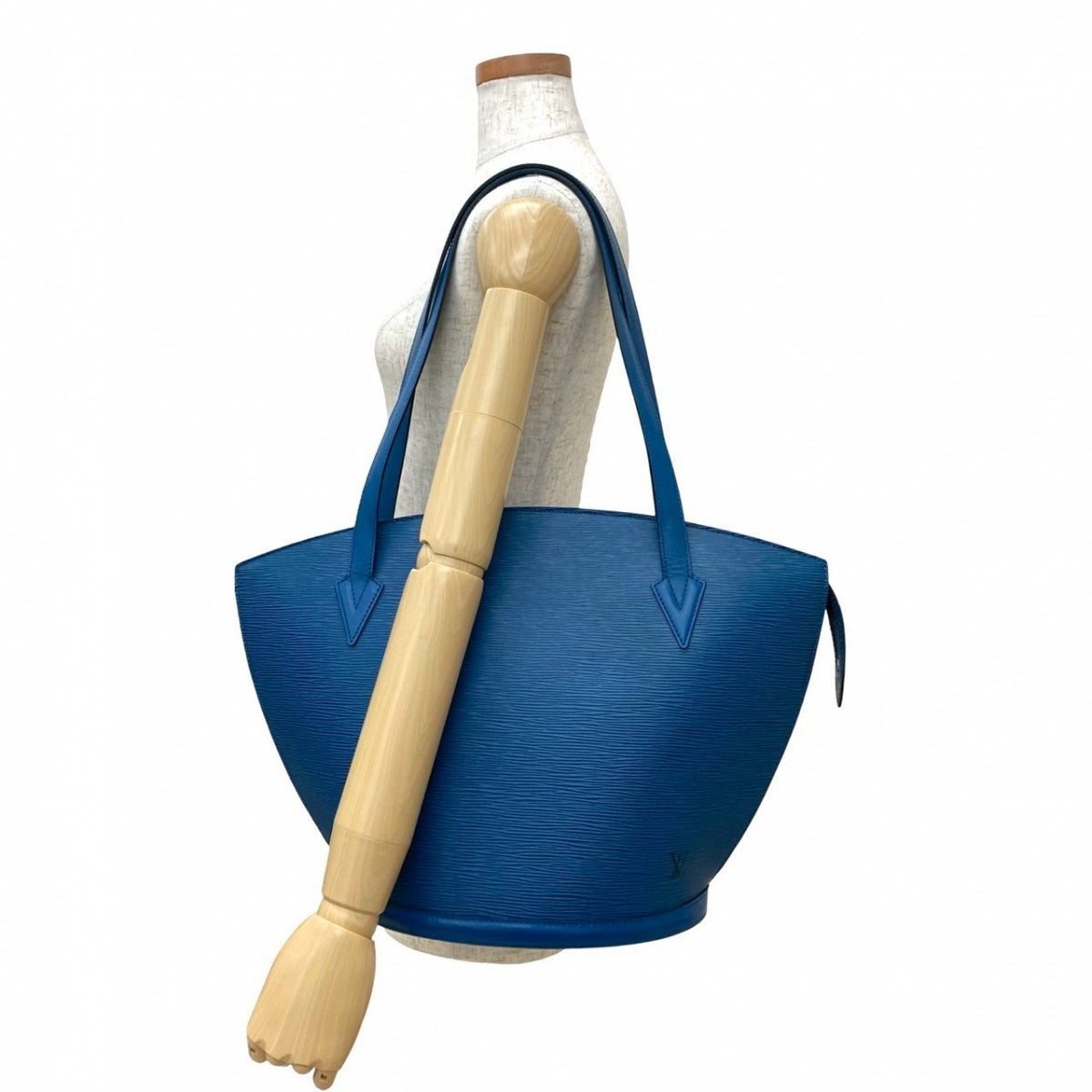 LOUIS VUITTON Tote Bag Epi Leather blue Epi Sunjack shopping