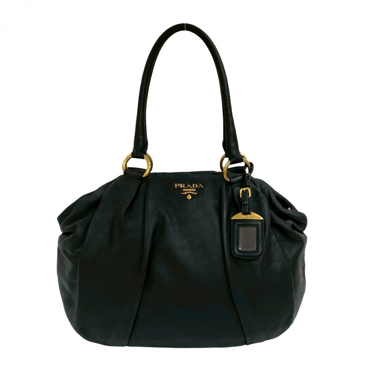 PRADA Handbag leather black - Style 2