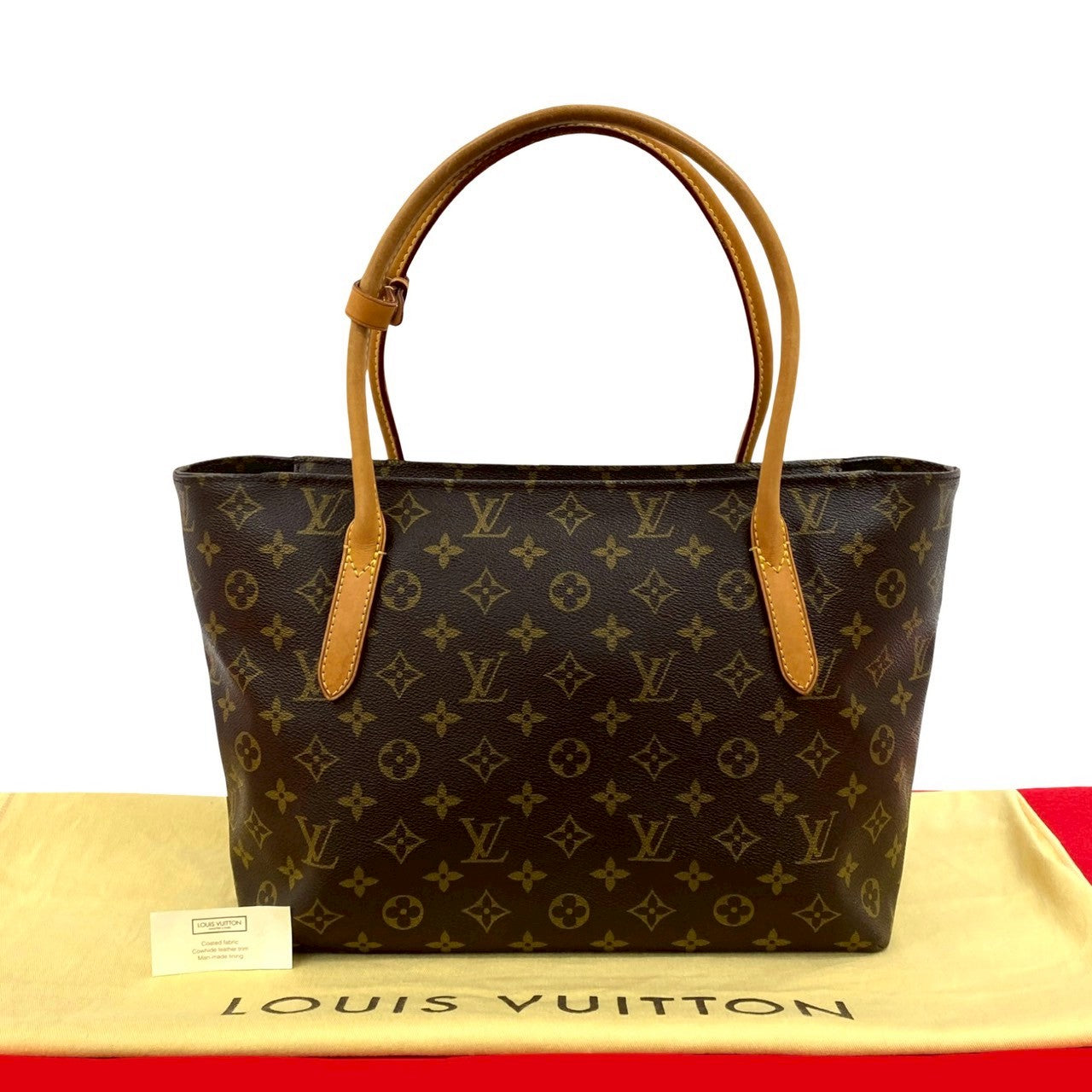 LOUIS VUITTON Handbag leather Brown Monogram Raspail PM