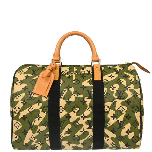 Louis Vuitton 2008 Green Monogramouflage 35 Handbag M95773