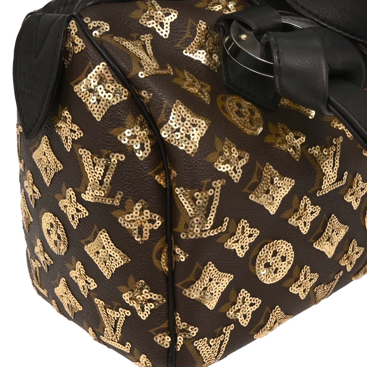 Louis Vuitton Gold Monogram Eclipse 30 Handbag M40244