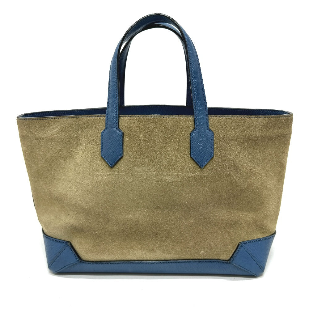 HERMES Tote Bag Epsom, Grizzly blue Maxi box cover 30 Women